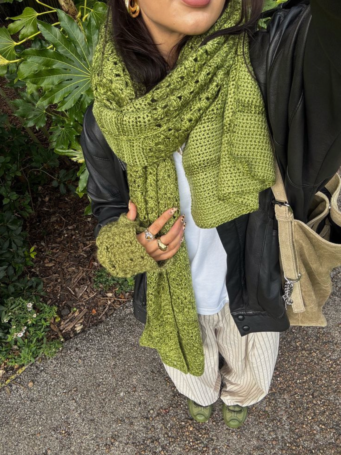Conjunto Natural Touch (Cachecol + Gorro + Hand Warmers)