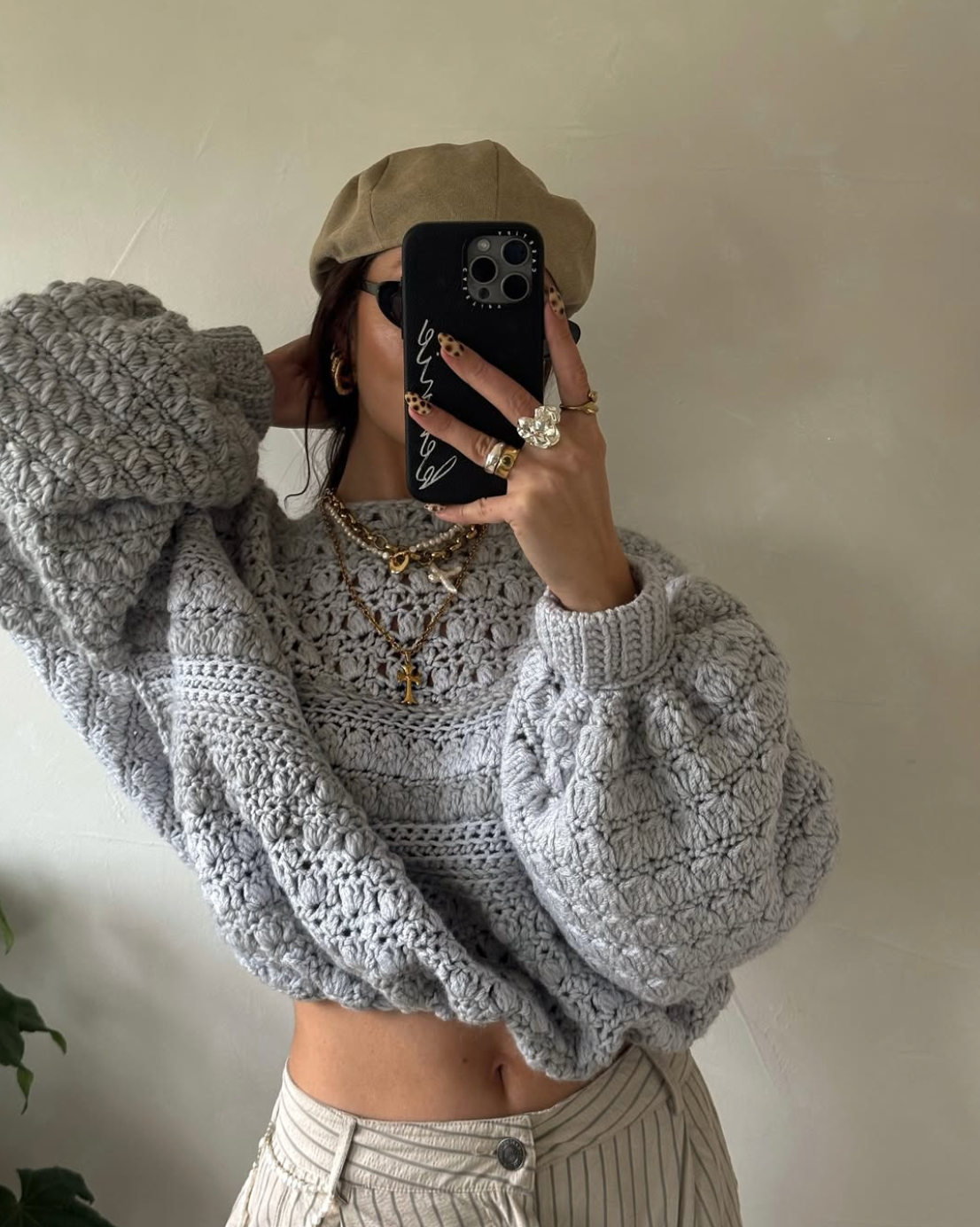 Cardigans Leaf Knit