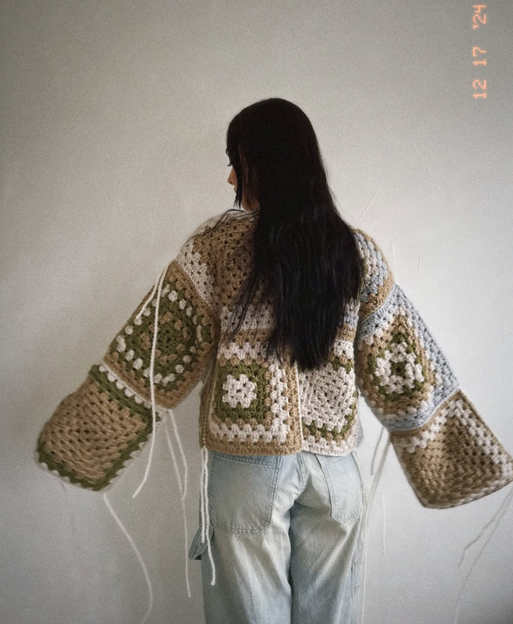 Black Patch Cardigan