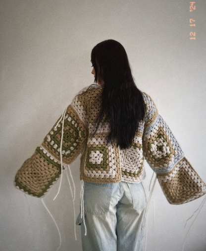 Black Patch Cardigan