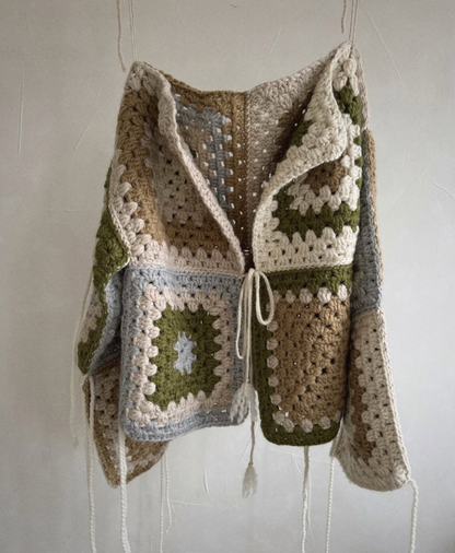 Black Patch Cardigan