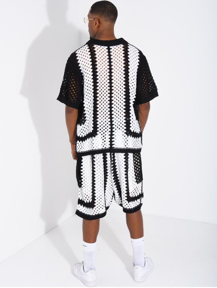 Conjunto Crochet Monochrome Riviera