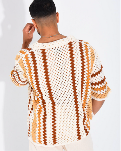Camisa Crochet Terra Capri
