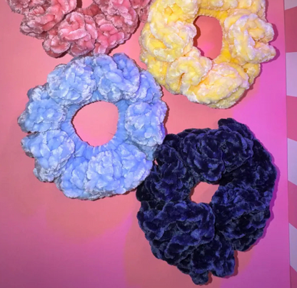 Retro Bloom Scrunchies
