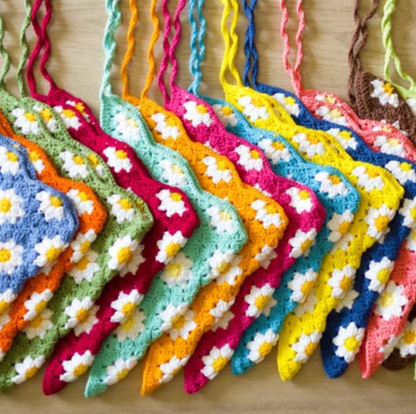 Daisy Crochet Bandana