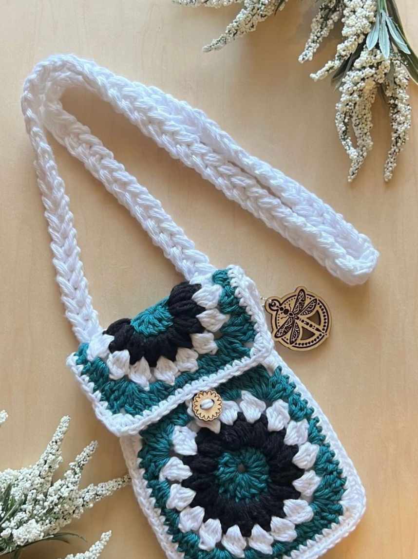 Mini Crochet Phone Bag