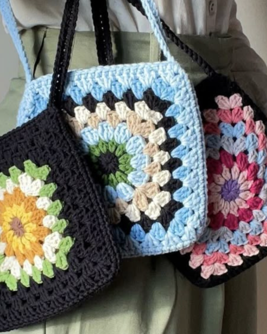 Mini Granny Crochet Bag