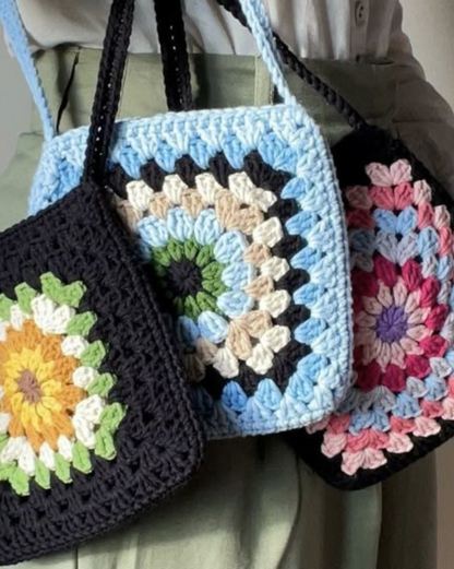 Mini Granny Crochet Bag