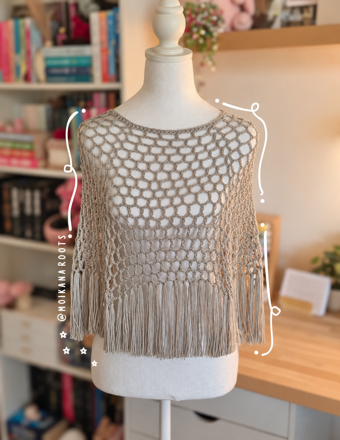 Poncho de Crochet Wild Soul