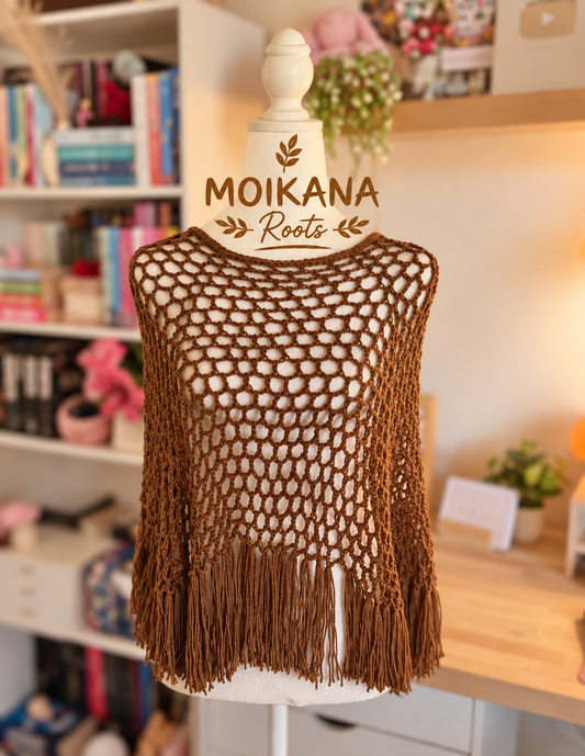 Poncho de Crochet Wild Soul