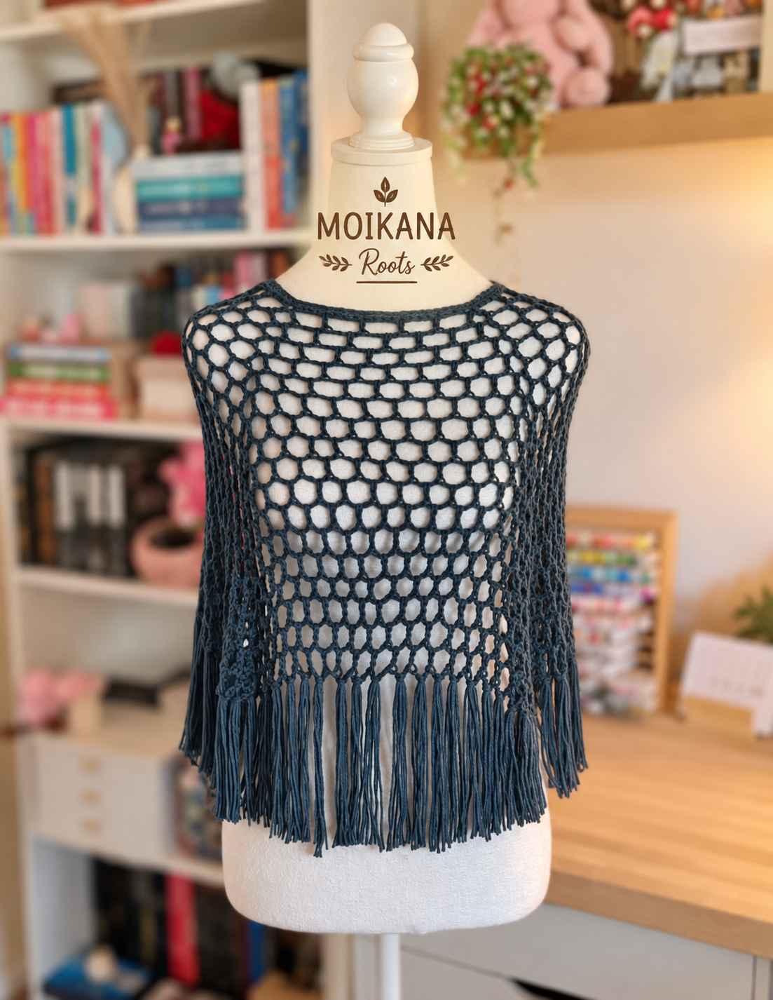 Poncho de Crochet Wild Soul